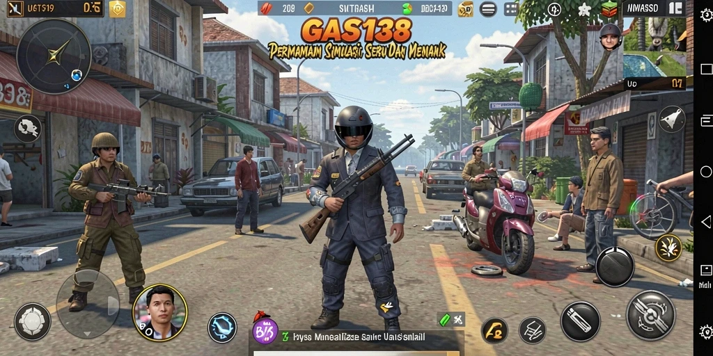 Screenshot GAS138 menampilkan gameplay simulasi yang mendebarkan.