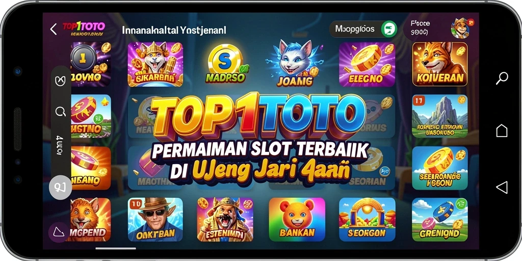Screenshot gameplay TOP1TOTO yang menarik dan penuh warna.